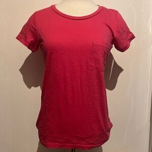 “ Bundle 10 for $13” Juniors short sleeve pocket solid print shirt relaxed fit